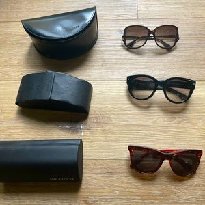 Prada Marc jacobs and wild fox sunglasses
